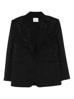 The Andamane Single-breasted Crystal-embellished Blazer