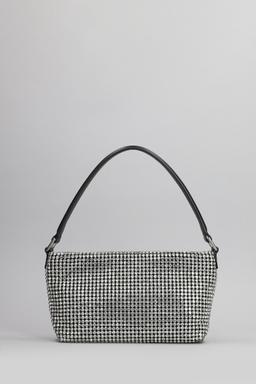 self-portrait Diamante Small Hand Bag In Silver Glass