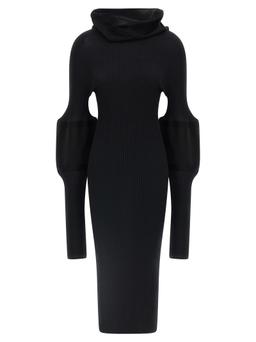 Issey Miyake thin And Thick Knit Dress