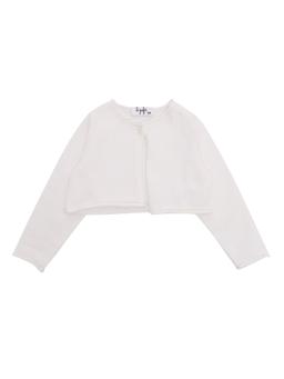 Il Gufo White Tricot Cardigan