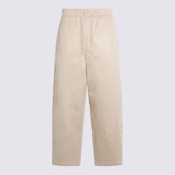 Max Mara Beige Silk Pants