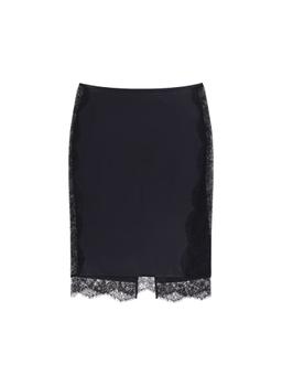 Tom Ford Silk Skirt With Lace Inserts