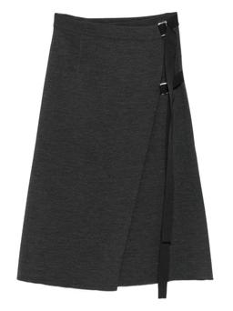 Mrz Wool Midi Skirt