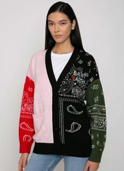 MC2 Saint Barth Woman Cardigan With Pockets And Saint Barth Embroidery