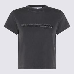 Alexander Wang Black Cotton T-shirt