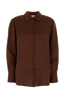 Zimmermann Chocolate Satin Hypnotic Shirt