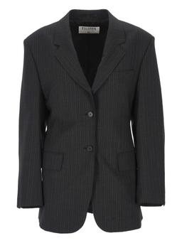Filippa K Black Pinstripe Jacket
