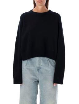 Loulou Studio Bruzzi Cropped Wool And Cashmere Sweater