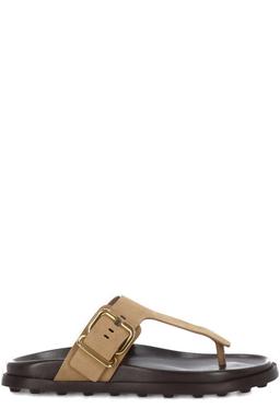Tod's Buckle Detailed Thong Sandals