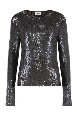 Parosh Long-sleeved Top With Sequins