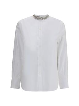 Alexander McQueen Shirt With Embellished Collar