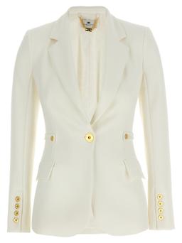 Elisabetta Franchi Jewel Strap Blazer