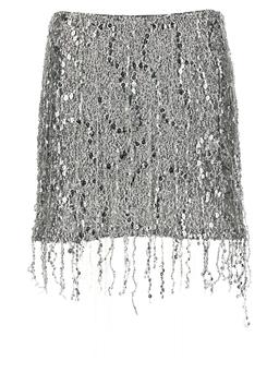 Elisabetta Franchi Sequin Tulle Skirt
