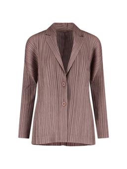Pleats Please Issey Miyake plissè Single-breasted Blazer