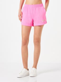 MC2 Saint Barth Woman Fluo Pink Cotton Short Pants