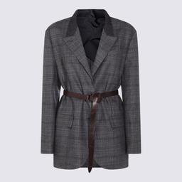 Brunello Cucinelli Grey Wool Blazer