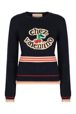 Valentino Garavani Cotton Crew-neck Sweater