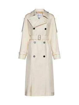 Burberry Long Trench In Gabardine