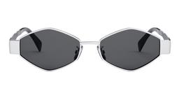 Celine Metal Triomphe Cl40254u - Silver Sunglasses