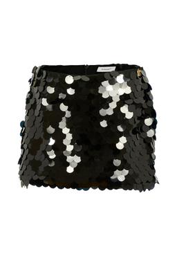 Pinko Black Skirt For Girl With Sequins