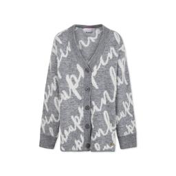 Pinko Grey Cardigan For Girl