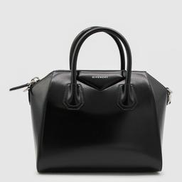 Givenchy Black Leather Antigona Small Top Handle Bag