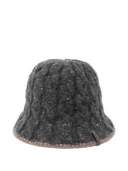 Brunello Cucinelli Wool Blend Cloche