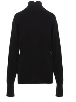 Jil Sander High-neck Plain Knit Sweater