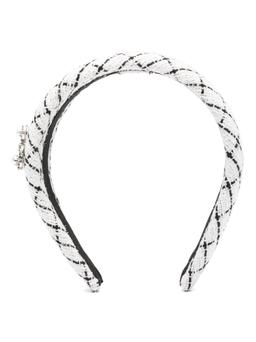 Roger Vivier Rv Flowers Strass Pearl Headband