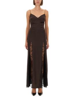 STAUD trinity Satin Dress