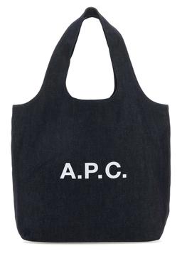 A. P.C. Denim Ninon Shopping Bag
