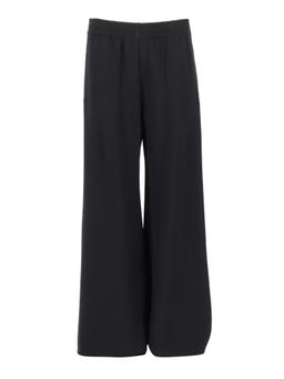 Fabiana Filippi Cady Wide Leg Trousers With Elastic Waistband