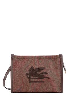 Etro arnica Brown Leather Clutch Bag