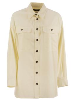 Weekend Max Mara Oversized Buttoned Long-sleeved Shirt