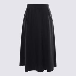 Golden Goose Dark Navy Wool Skirt