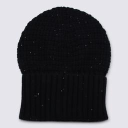 Fabiana Filippi Black Wool Beanie