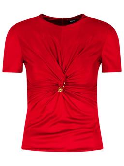 Versace medusa Red Viscose T-shirt