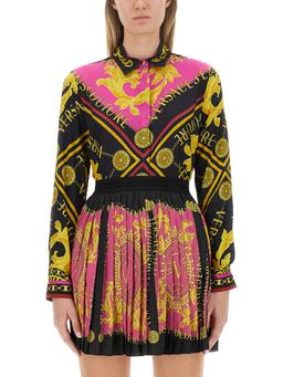 Versace Jeans Couture Printed Long Sleeves Shirt