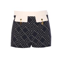 Elisabetta Franchi Logo Shorts