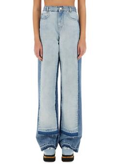 Stella McCartney Straight-leg Jeans With Contrasting Panels