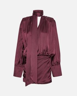 Rotate by Birger Christensen Silk Dress