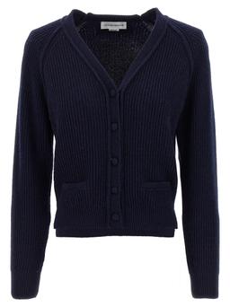 Victoria Beckham stepped Hem Cardigan
