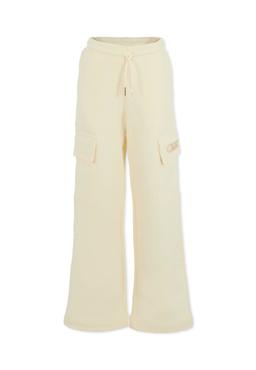 Michael Kors Ivory Trousers For Girl With Logo