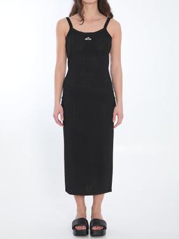 Alexander Wang Slip Dress With 3d Logo