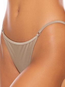 MC2 Saint Barth Woman Shiny Dove Grey Cheeky Briefs