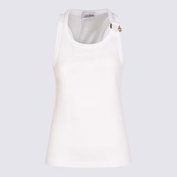 Jean Paul Gaultier White Cotton Top
