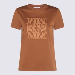 Max Mara Brown Cotton T-shirt