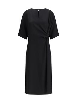 Crida Milano Praga Black Midi Dress