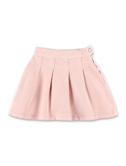Bonpoint Jedda Girls Pleated Skirt In Organic Cotton