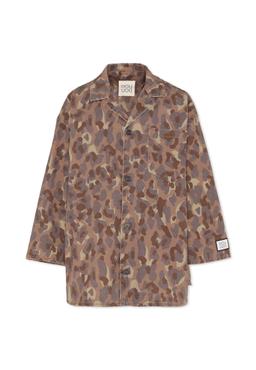 Douuod Multicolor Jacket For Girl With Camouflage Print